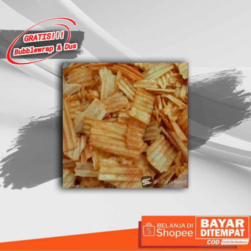 

Snack Kiloan Chiki Chuba Singkong Original Cemilan Terlaris 250gr