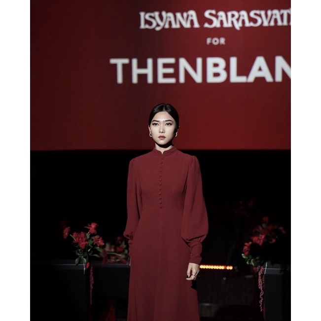 THENBLANK | Sarasvati dress maroon