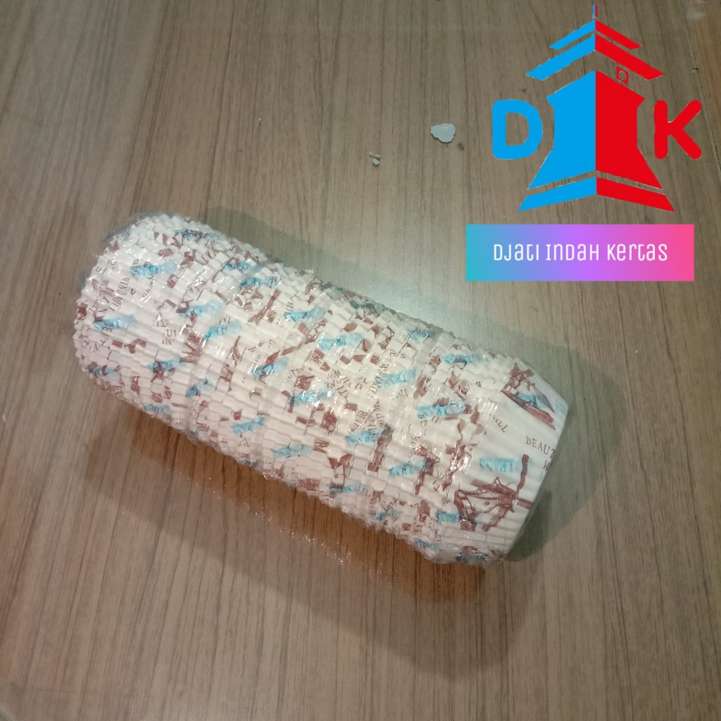 DISKON !!! Cup Cake/Cup Roti Trans MOTIF Ukuran ( 15 cm )
