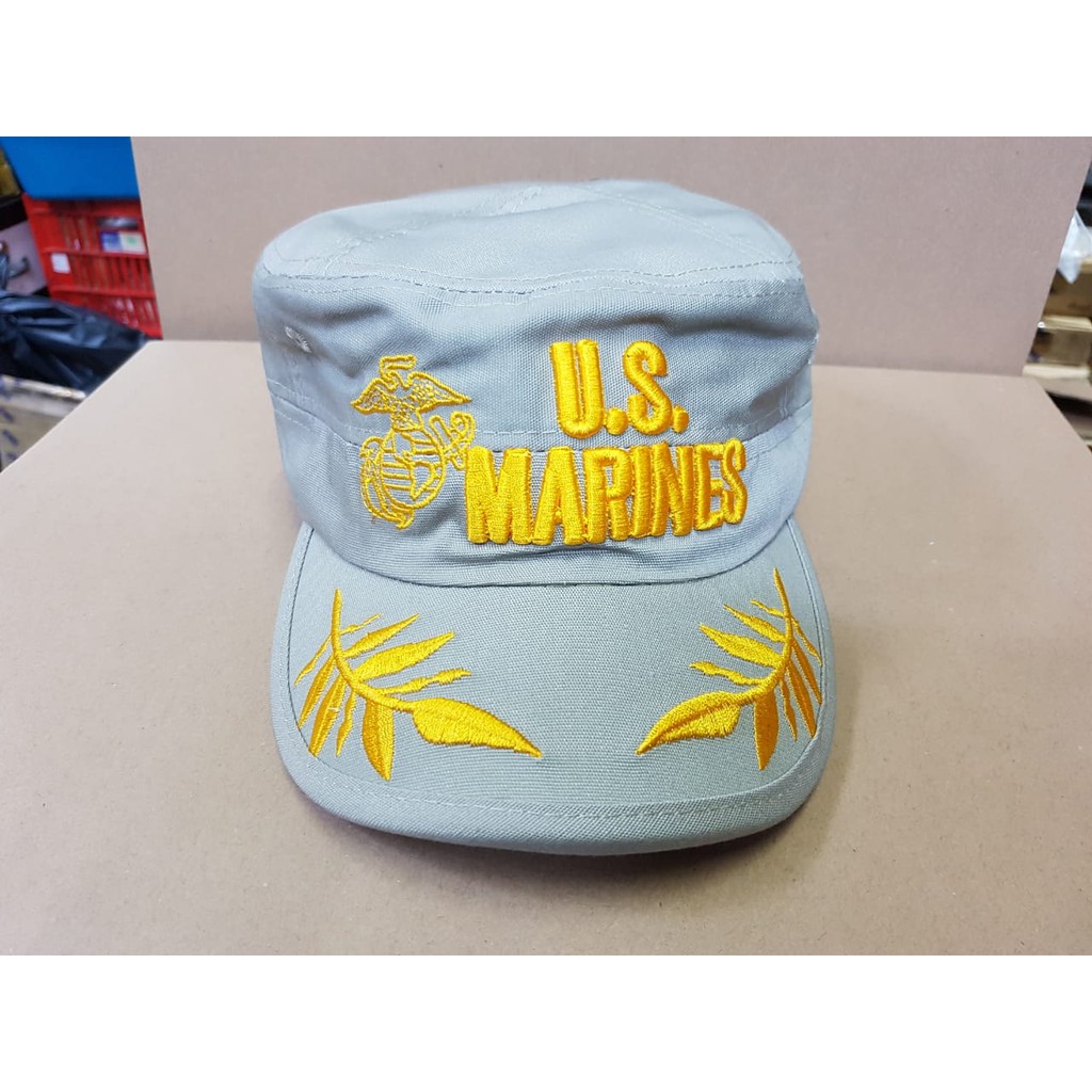 Super Murah! TOPI ARMY US MARINES COKELAT MILITRY HAT CAP OUTDOOR