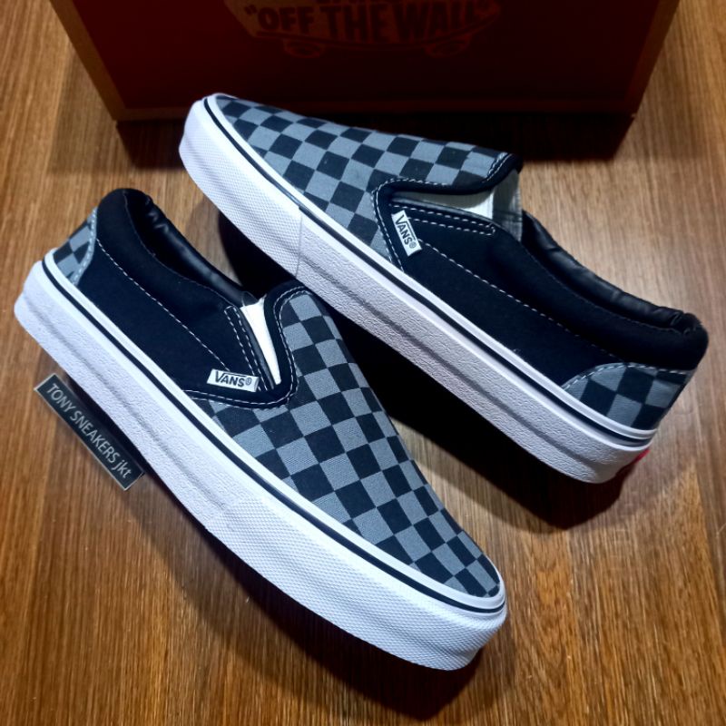 Vans checkerboard slip on hot sale ori