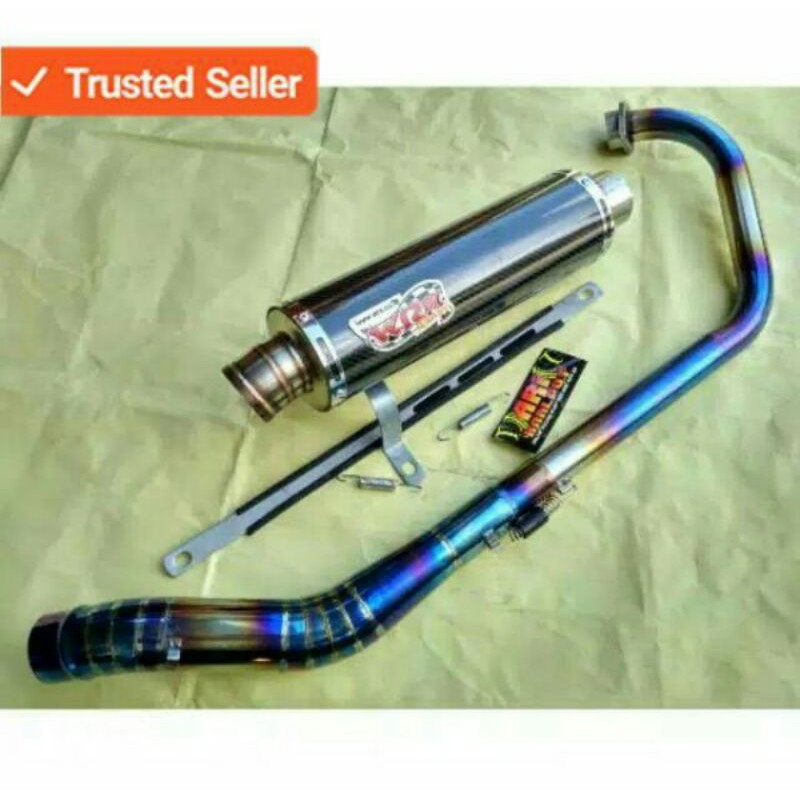 knalpot WRX carbon bluemoon Jupiter MX king CBR 150 GL pro Mega pro