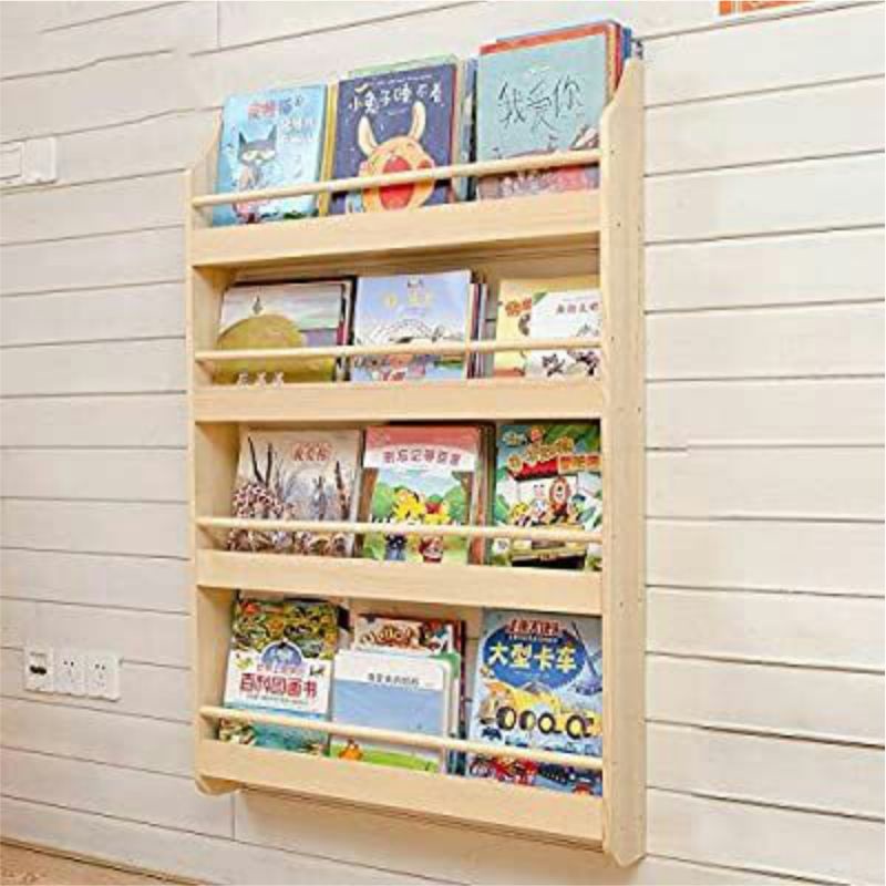 Rak Buku Anak Tempel Dinding Susun  / Ambalan Dinding Tempat Buku Murah