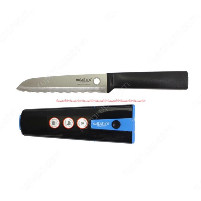 Wiltshire Staysharp Utility Knife Pisau Serbaguna Biru