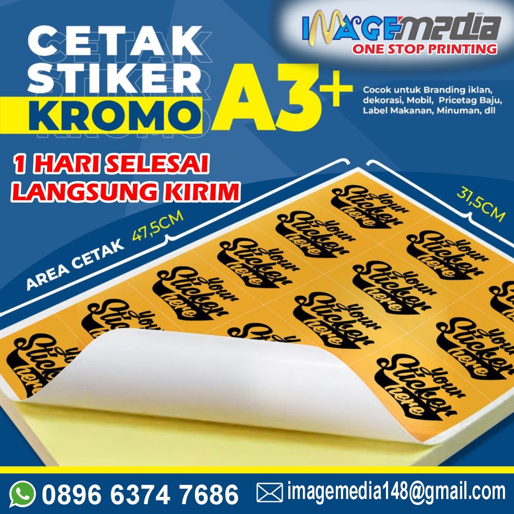 Ukuran Kertas Stiker Cromo A3 Imagesee 1660