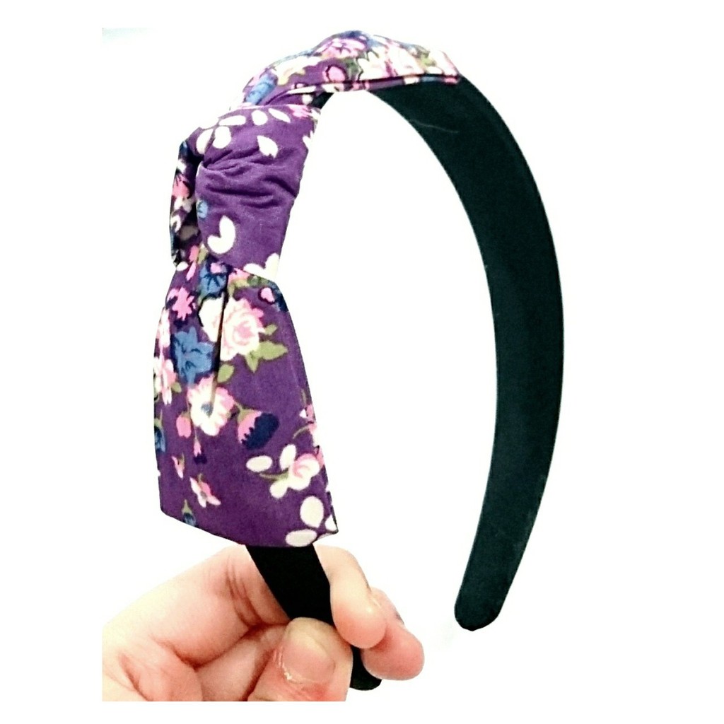 bando pita motif bunga (mobu)