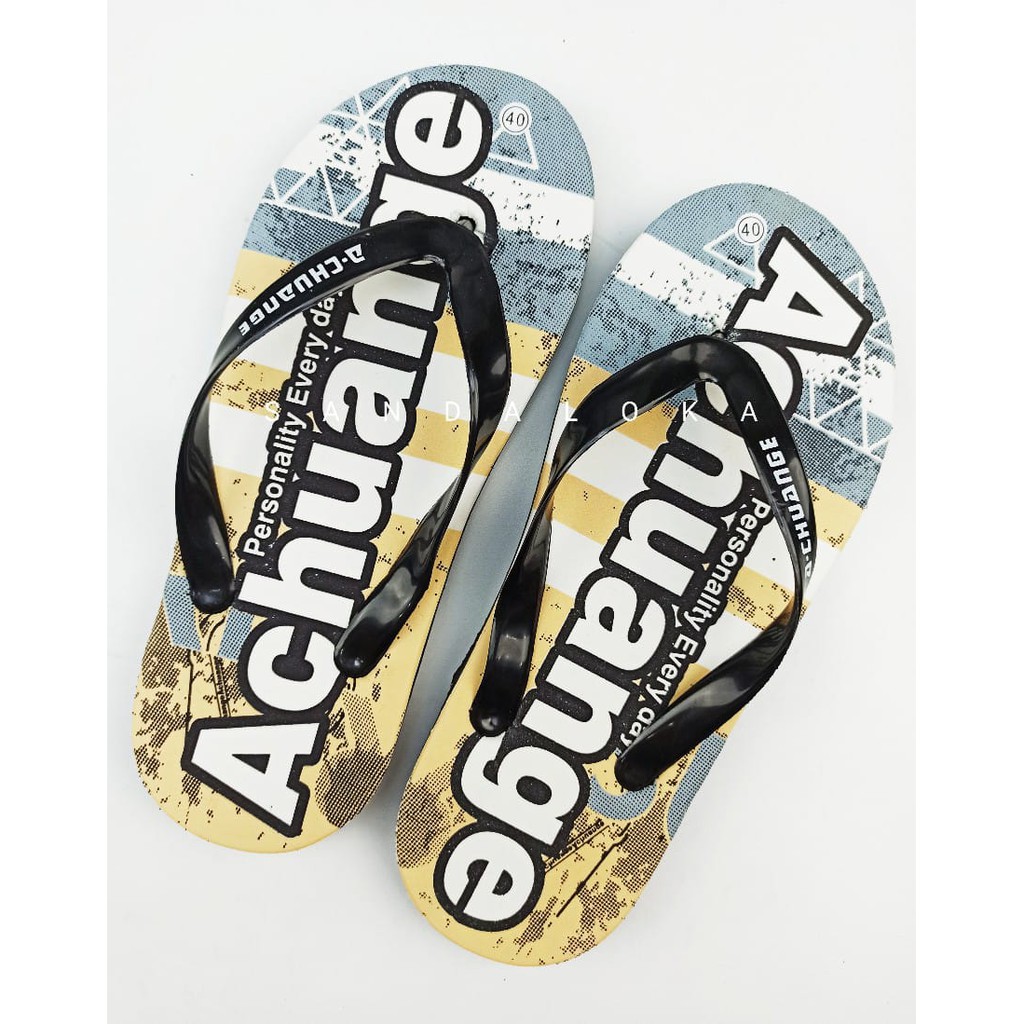 SANDAL JEPIT PRIA ACHUANGE | Sendal Distro Surfing Casual | Sandal Jepit