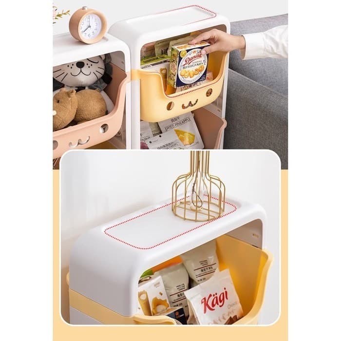 CLEAN KIDS BABY WHEEL RACK MINIMALIS Rak kamar roda 3 susun portable