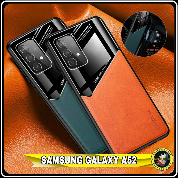 Casing Samsung Galaxy A52 Hard Soft Case Generous Back Cover