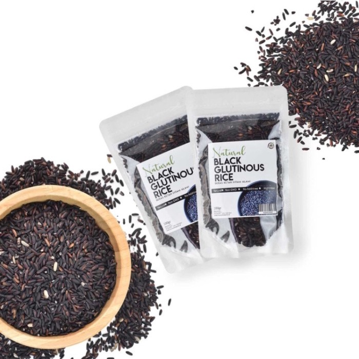 

KETAN-BERAS- HOUSE OF ORGANIX NATURAL BLACK GLUTINOUS RICE/BERAS KETAN HITAM 100 GR -BERAS-KETAN.