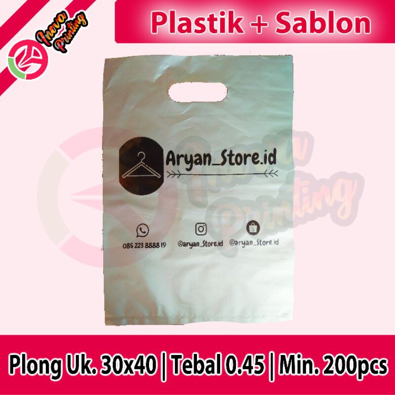 

Sablon plastik plong hd uk 30x40cm termurah - plastik sablon - sablon plastik Plong
