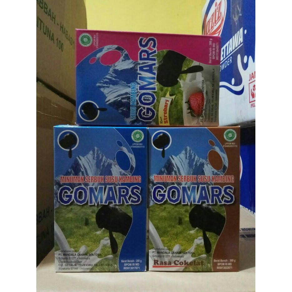 

GOMARS Minuman Serbuk Susu Kambing G O M A R S