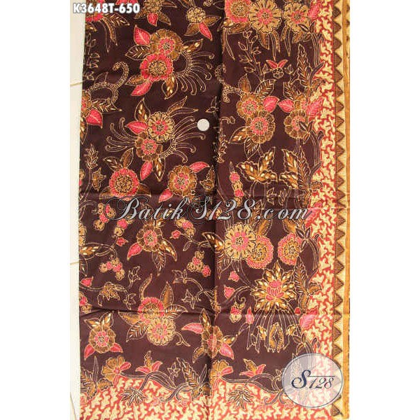 Kain Batik Istimewa Jenis Tulis Bahan Busana Mewah Wanita Pria Khas Solo Size 240x110cm K 3648 T