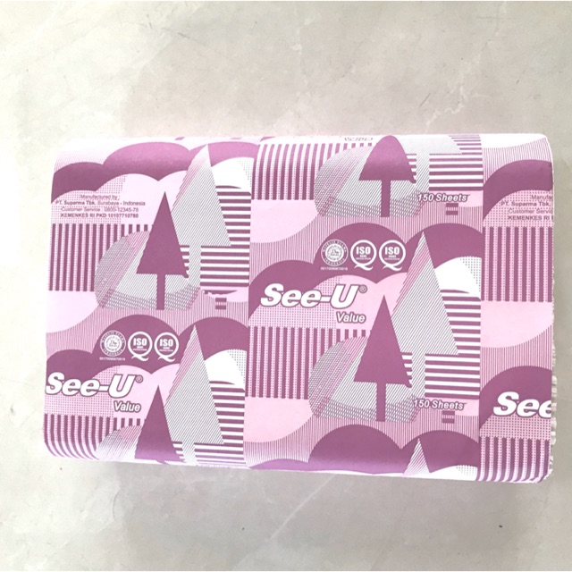 Tisu See-U hand towel unggu 150s-1