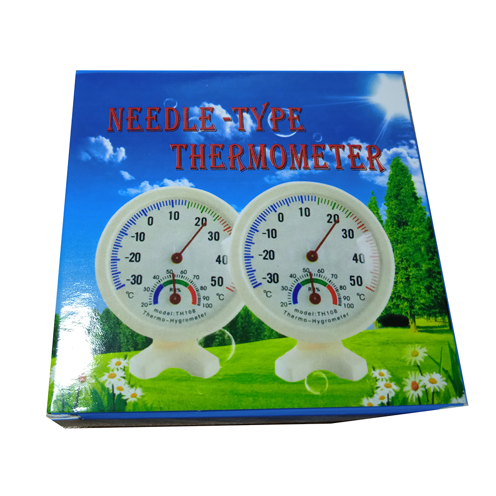 Inpelanyu Analog Thermometer Hygrometer Temperature Humidity