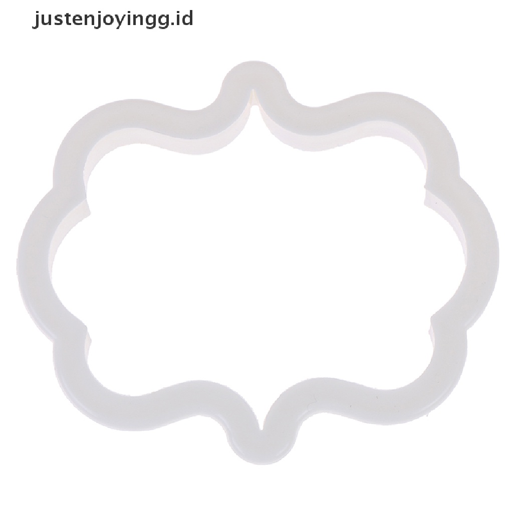 // justenjoyingg.id // 4pcs vintage plaque frame cookie cutter set plastic biscuit cutter cake tools ~