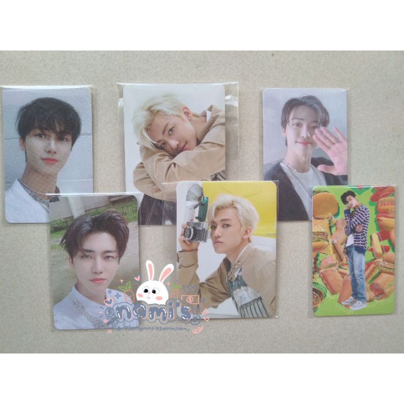 PHOTOCARD JAEMIN JENO JISUNG TAEYONG DOYOUNG MARK XIAOJUN LUCAS SHOTARO NCT DREAM NCT 127 HELLO FUTU