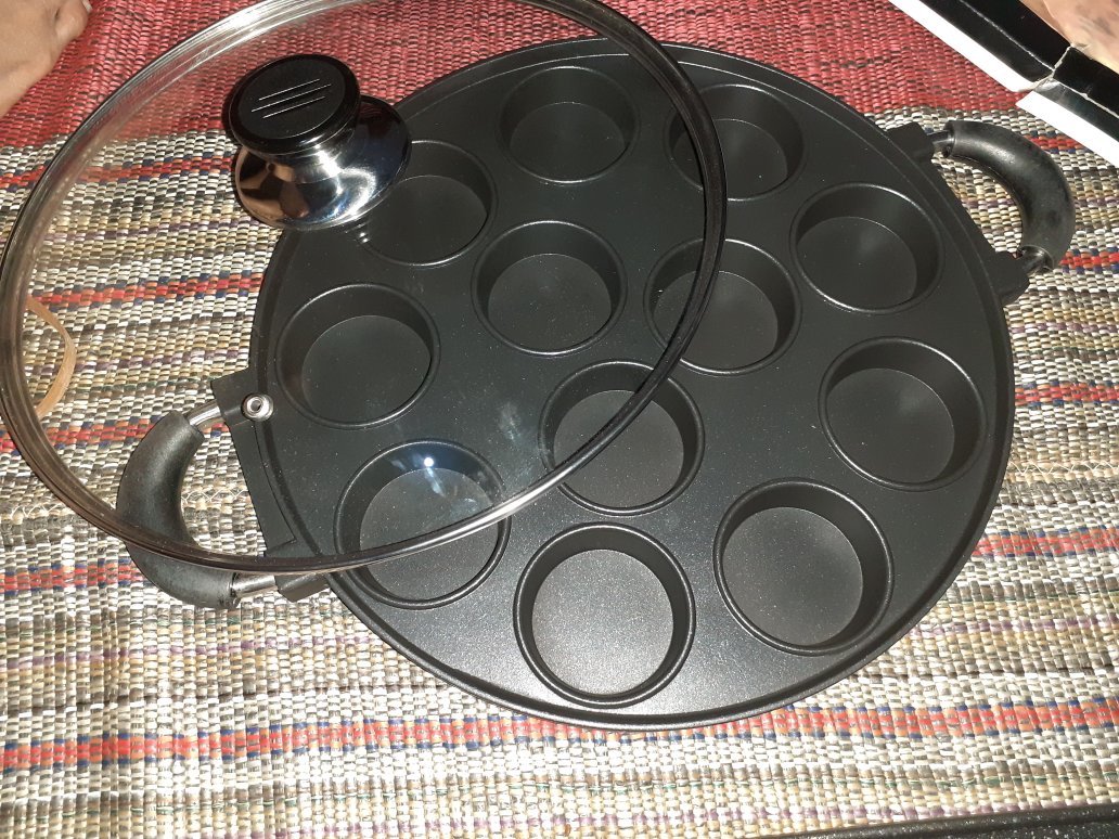 Cetakan Kue Happy Call 12 Lubang Datar Martabak Mini - Happycall