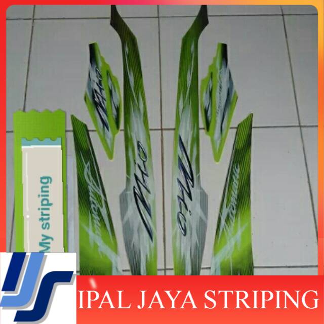Striping Stiker Mio Smile 2009/2010 hijau