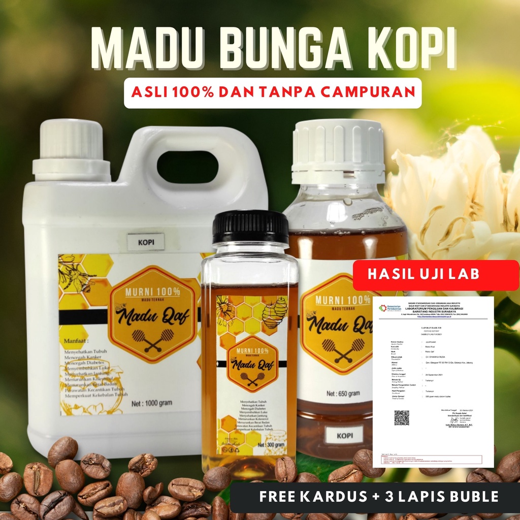 

[Madu Qaf] Madu Nektar Kopi 650 gr dan 1 kg