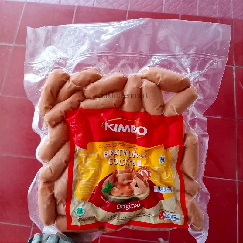 

Kimbo Sosis Bratwurst Cocktail 450gr (±30 pcs)