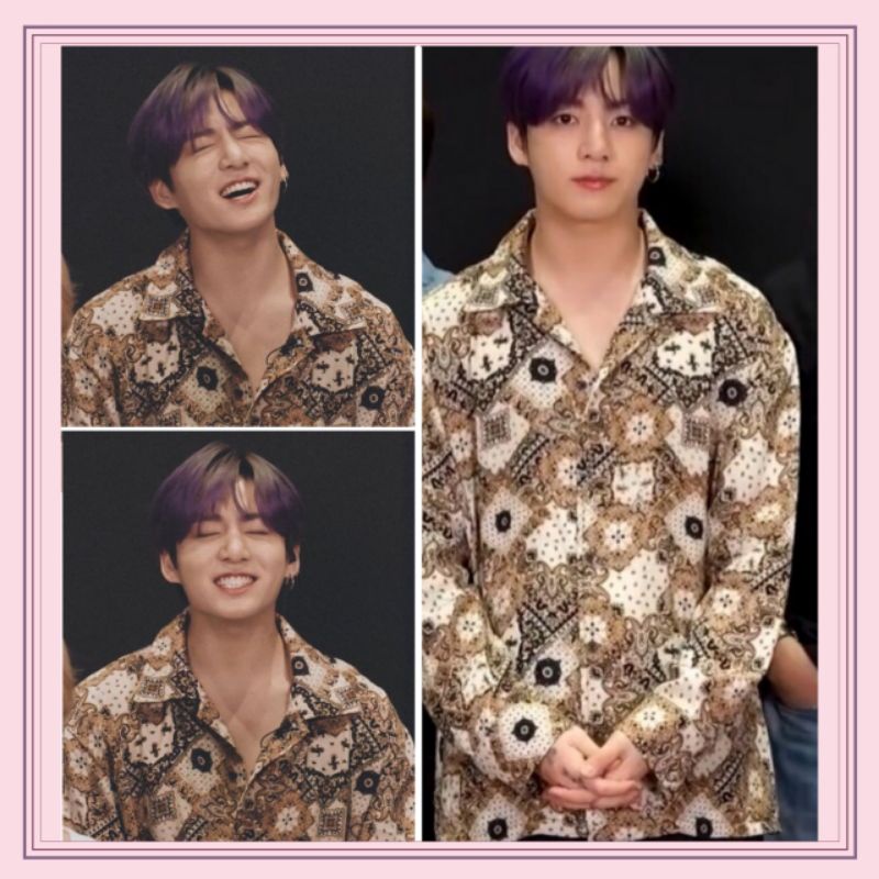 PRE ORDER OFFICIAL ASCLO KEMEJA BATIK JUNGKOOK BTS