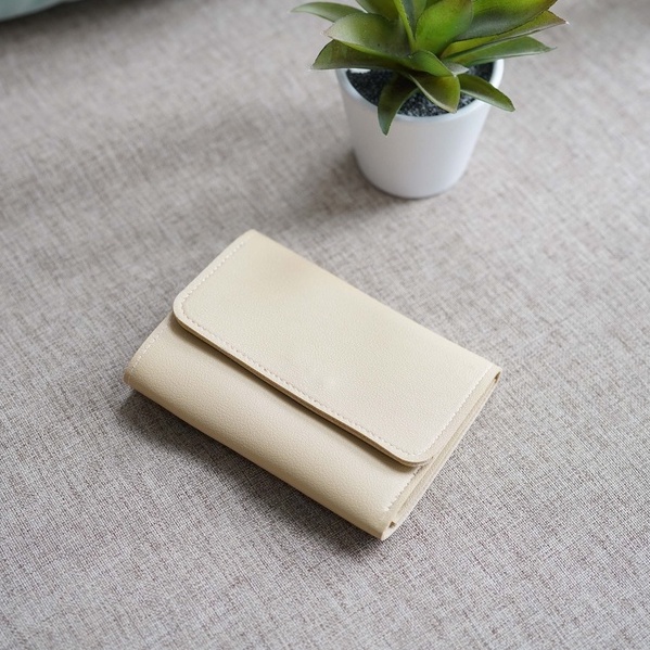 Kamiyastuff Aiko Wallet - Dompet Wanita-Beige