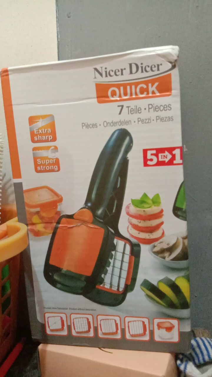 Nicer Dicer Quick 5 In 1 Alat Pemotong Sayur Buah Serbaguna