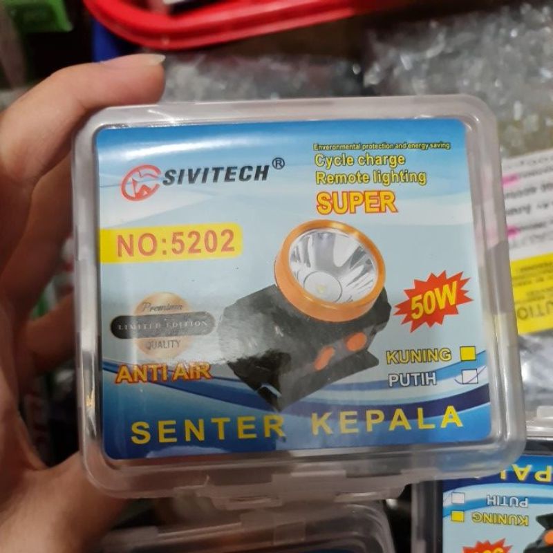 SENTER KEPALA 50 WATT 50W 50WATT 50 W AWET TERANG CAHAYA KUNING / PUTIH