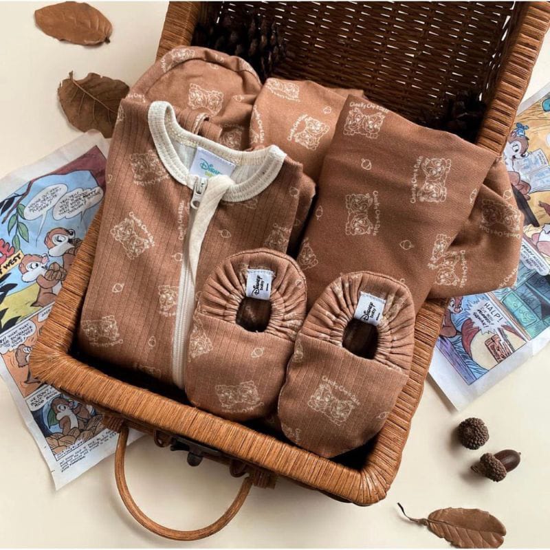 BOHOPANNA - ESSENTIAL BABY GIRL DISNEY - GIFT SET DISNEY - Setelan Anak Bayi / GIFT BOX SET - Untuk Kado
