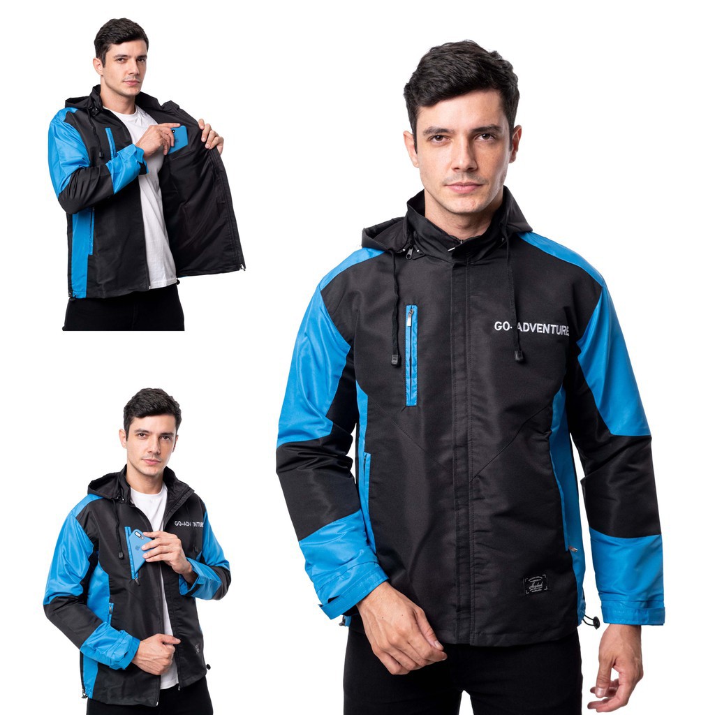 [BISA COD] Jaket Waterproof Ringan Windproof Jaket Jaket Parasut Jaket Outdoor Jaket Gunung Anti Air