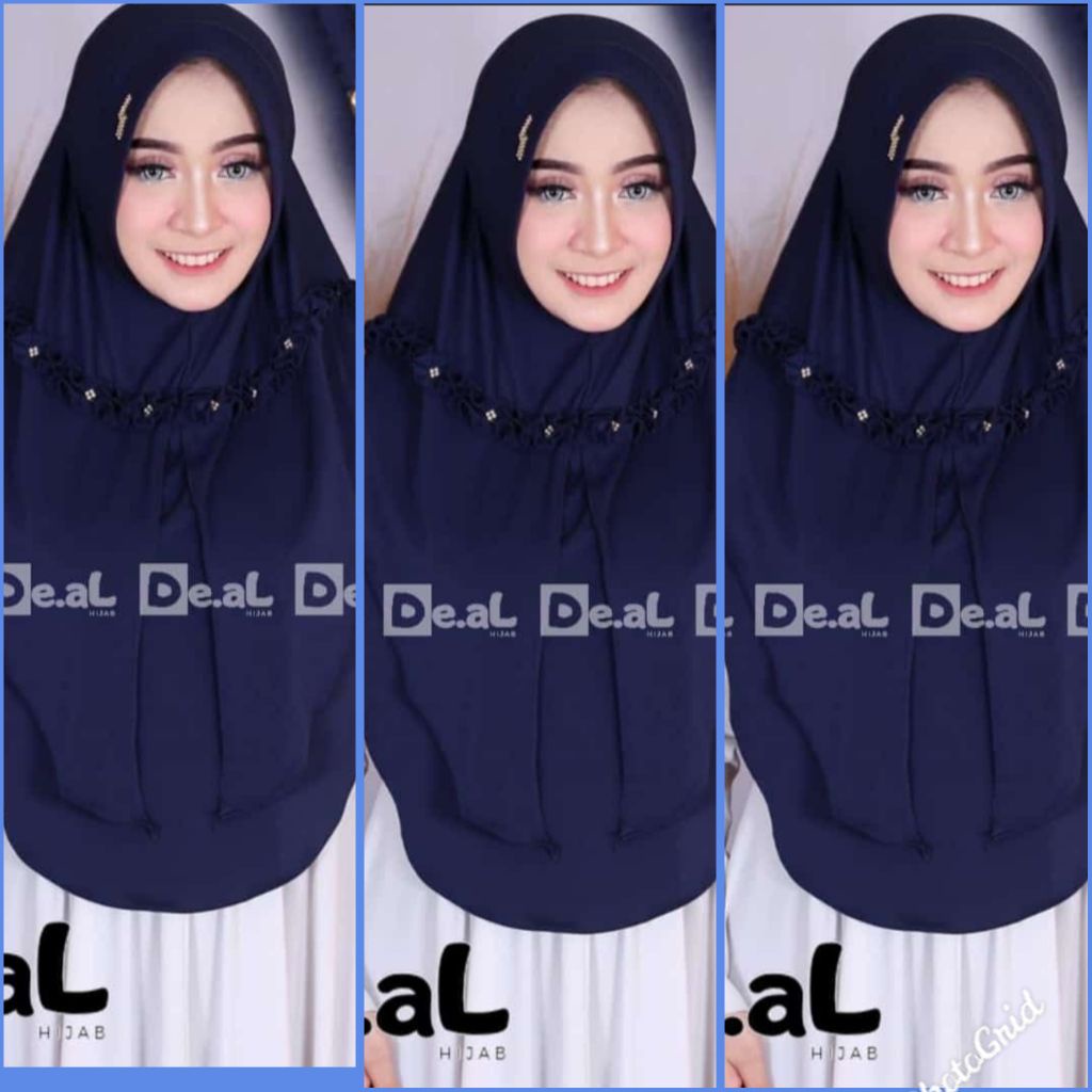 HIJAB ZALFA DE.AL BAHAN JERSEY HIJAB INSTAN