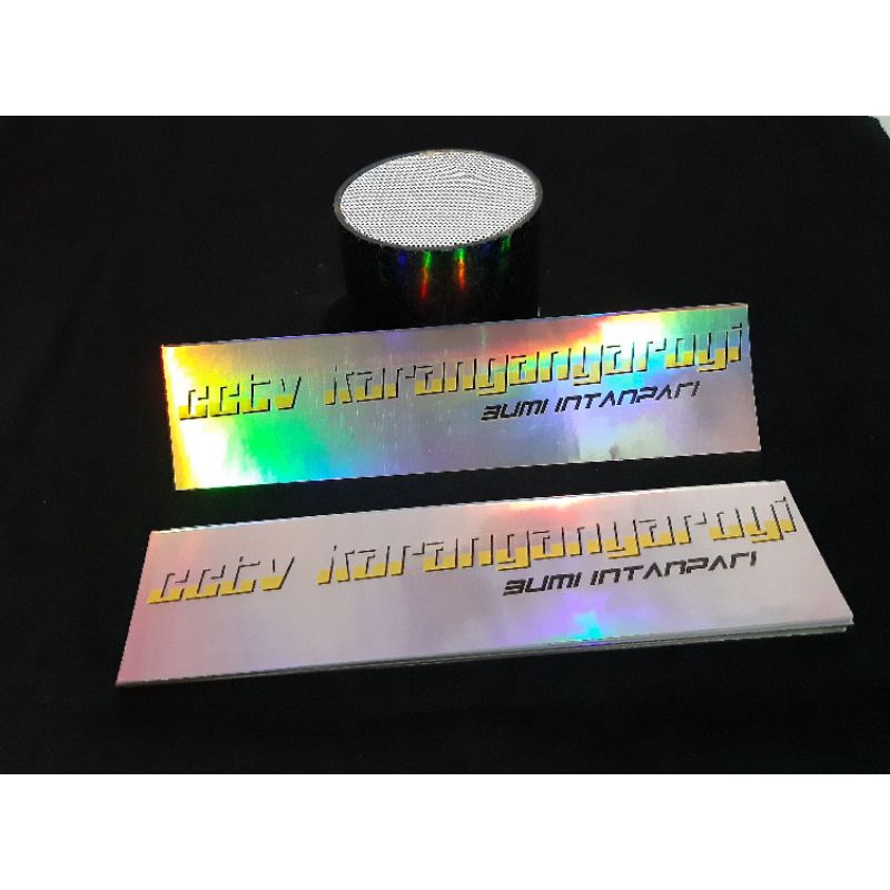 

stiker cutting hologram