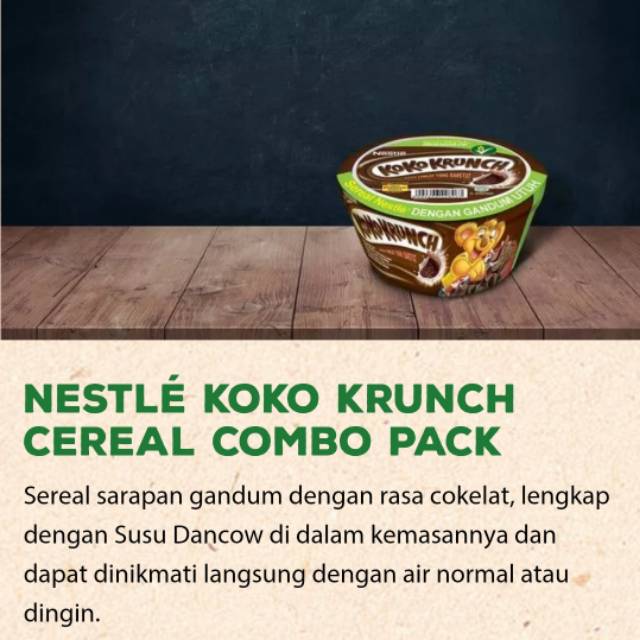 

BERHADIAH. KOKO CRUNCH COMBO PACK (20+12)GR
