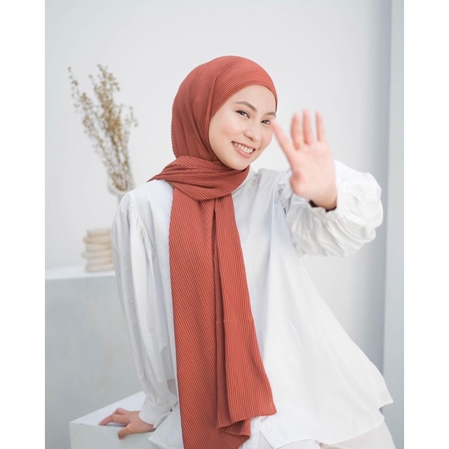 Pashmina Plisket Shawl Pashmina Plisket Diamond Full Tanpa Garis Tengah 180x75-3