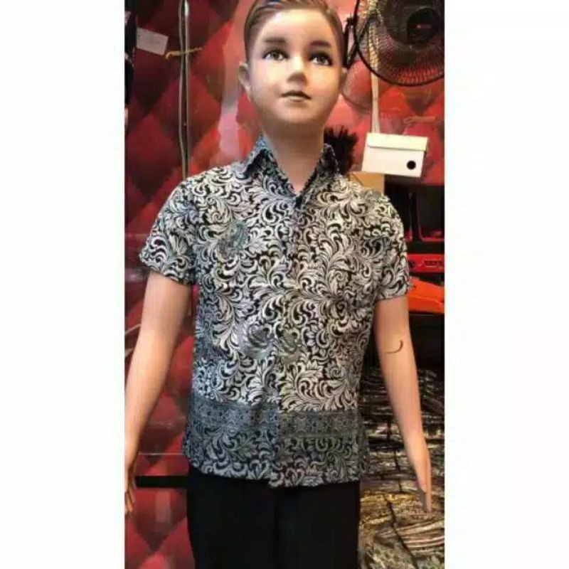 kemeja anak batik / kemeja anak sd / batik anak laki laki