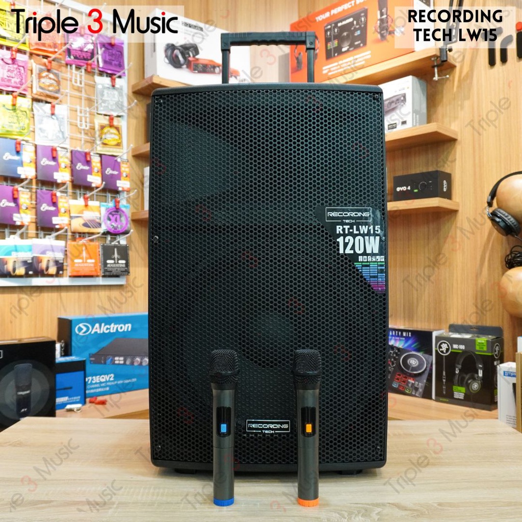 RECORDING TECH LW15 Speaker Portable Koper 15 Inch PA SPEAKER Aerobic
