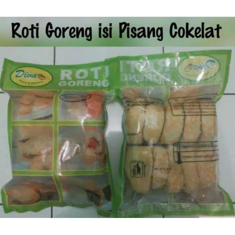 

Roti Goreng isi Pisang Coklat