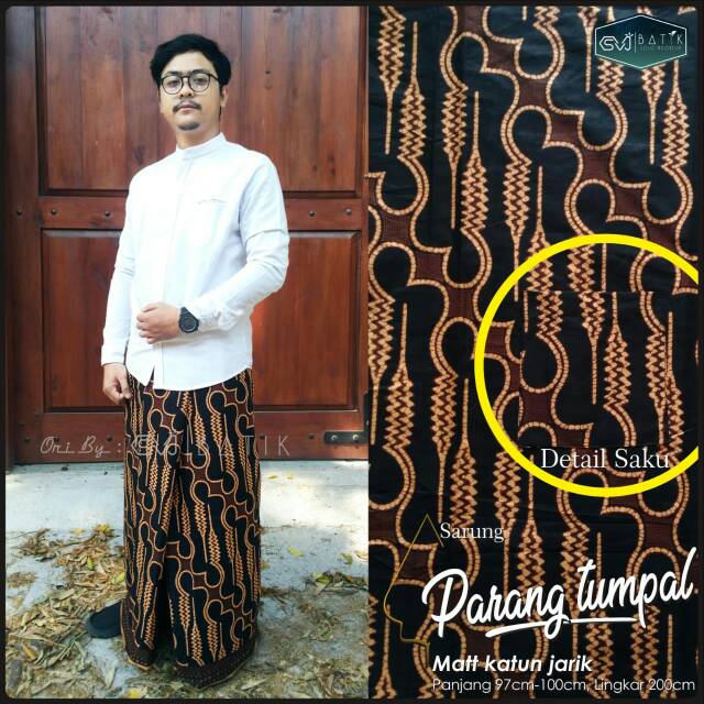 Sarung Batik Solo Motif Parang by SVJ Batik Solo