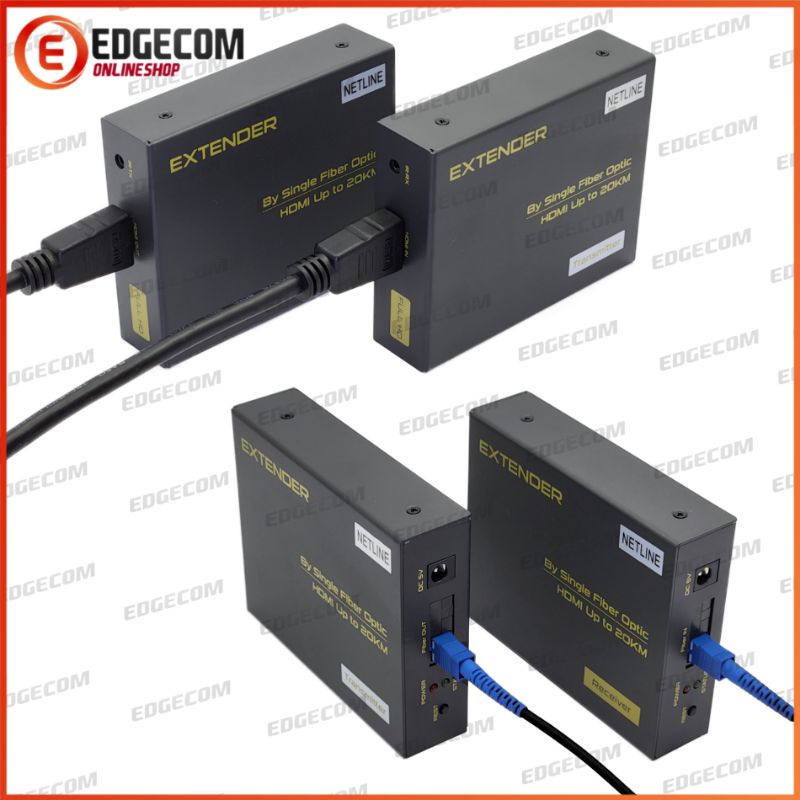 HDMI Extender FO Fiber Optic Up to 20Km 1080P 60hz NETLINE