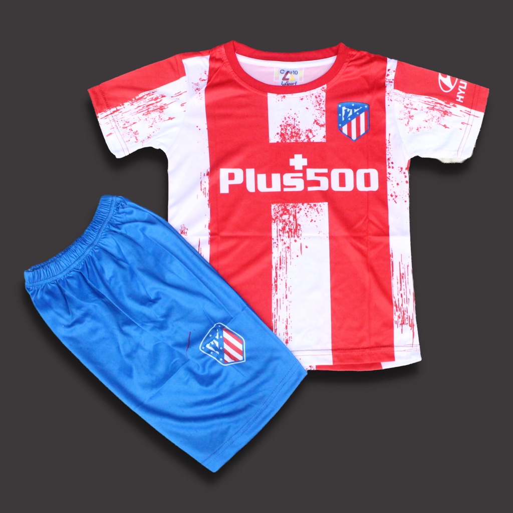 stelan baju anak laki laki baju bola anak printing size 5-12thn