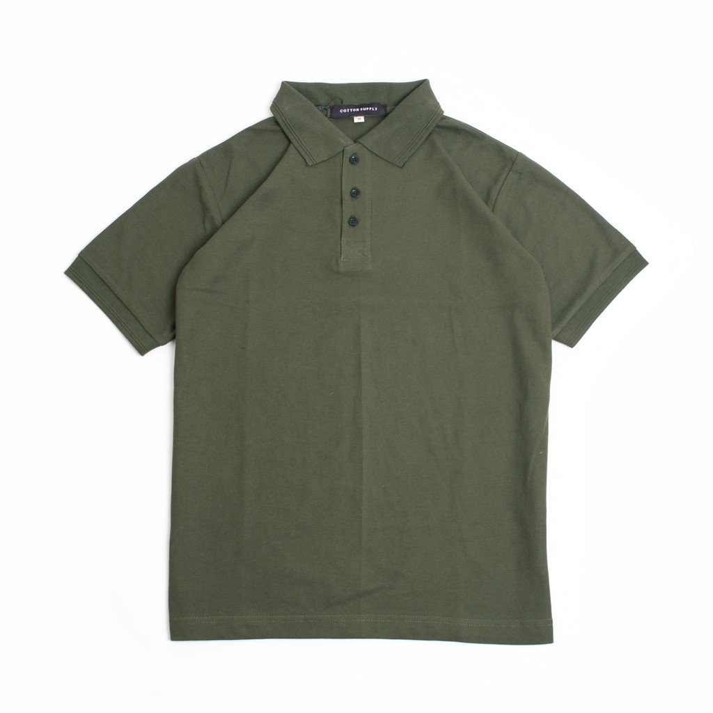 Jual POLO SHIRT GREEN ARMY Indonesia|Shopee Indonesia