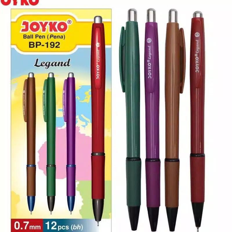 

Pulpen Legand Joyko BP-192 Ballpen Cetrek (LUSIN)