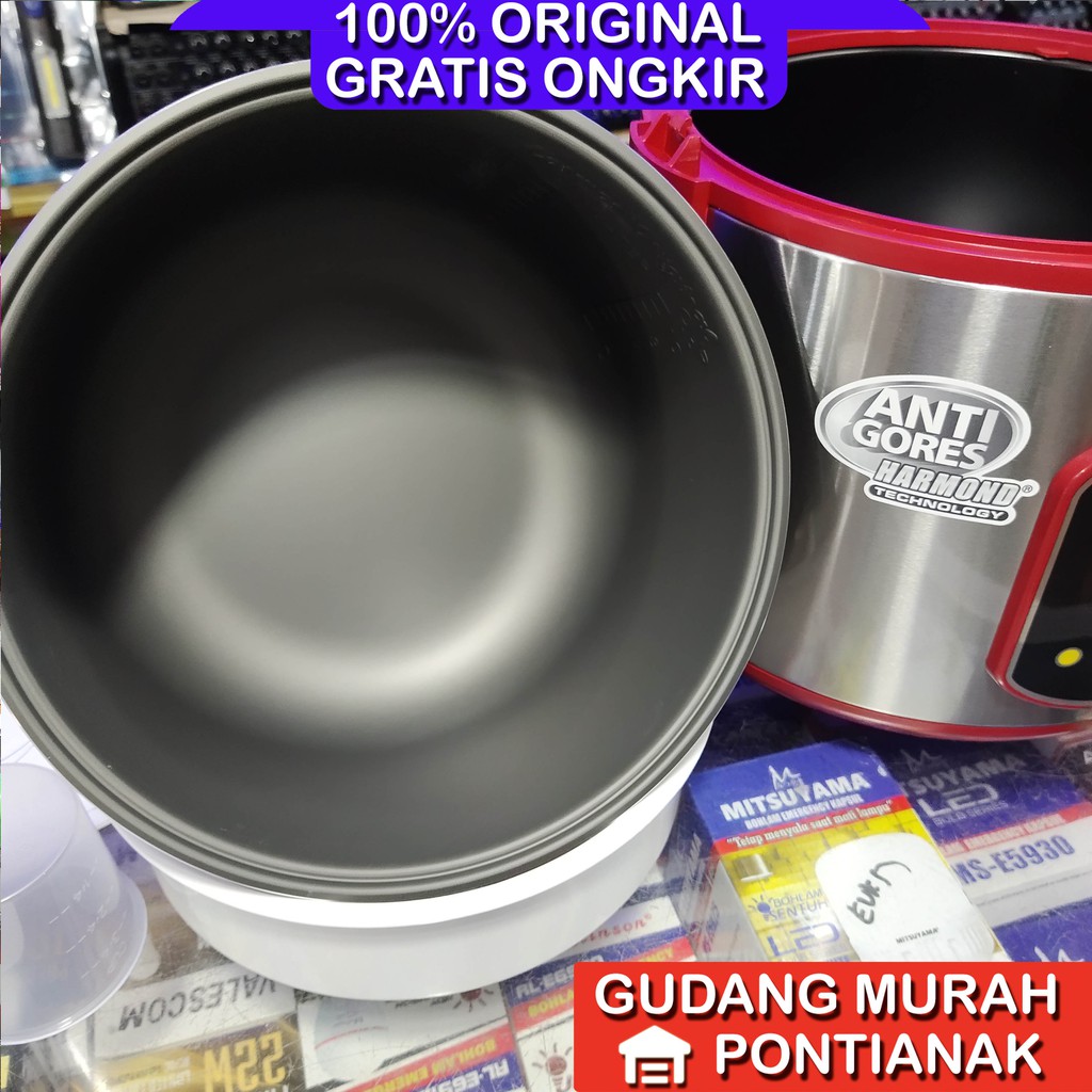 Ricecooker Cosmos Antigores 2liter CRJ 6368 On off harmond magicom mejikom penanak nasi