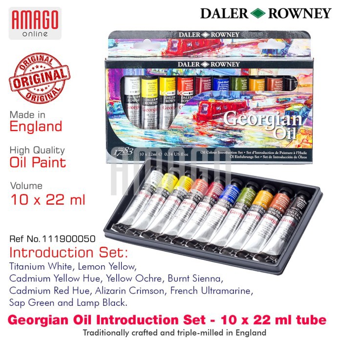 

DALER-ROWNEY - Georgian Oil - Introduction Set - 10 x 22 ml - 111900050