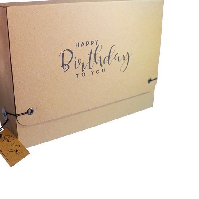 

❆ Decide Box Indonesia - Corrugated Box Bag Mail Model Happy Birthday / Kotak Kado Ulang Tahun atau Happy Birthday Model Bag Mail. ❅