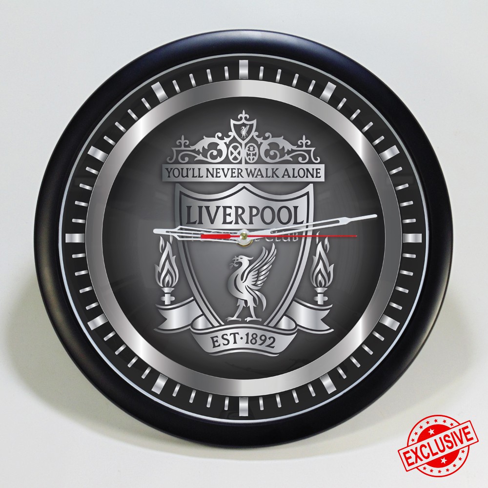 (ISTIMEWA &amp; BAGUS) JAM DINDING THE REDS LIVERPOOL - SILVER LIMITED EDITION