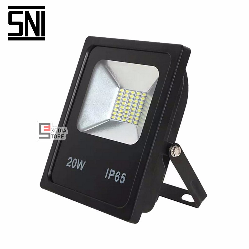  Lampu  Sorot  Emico SMD LED 20  watt  SNI IP65 Lampu  Tembak 