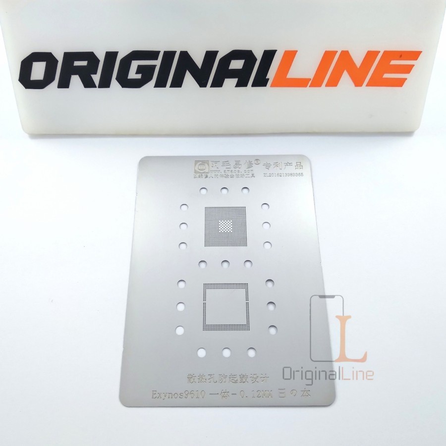 PLAT CETAKAN IC CPU / RAM SAMSUNG A50 EXYNOS 9610 AMAOE ORIGINAL