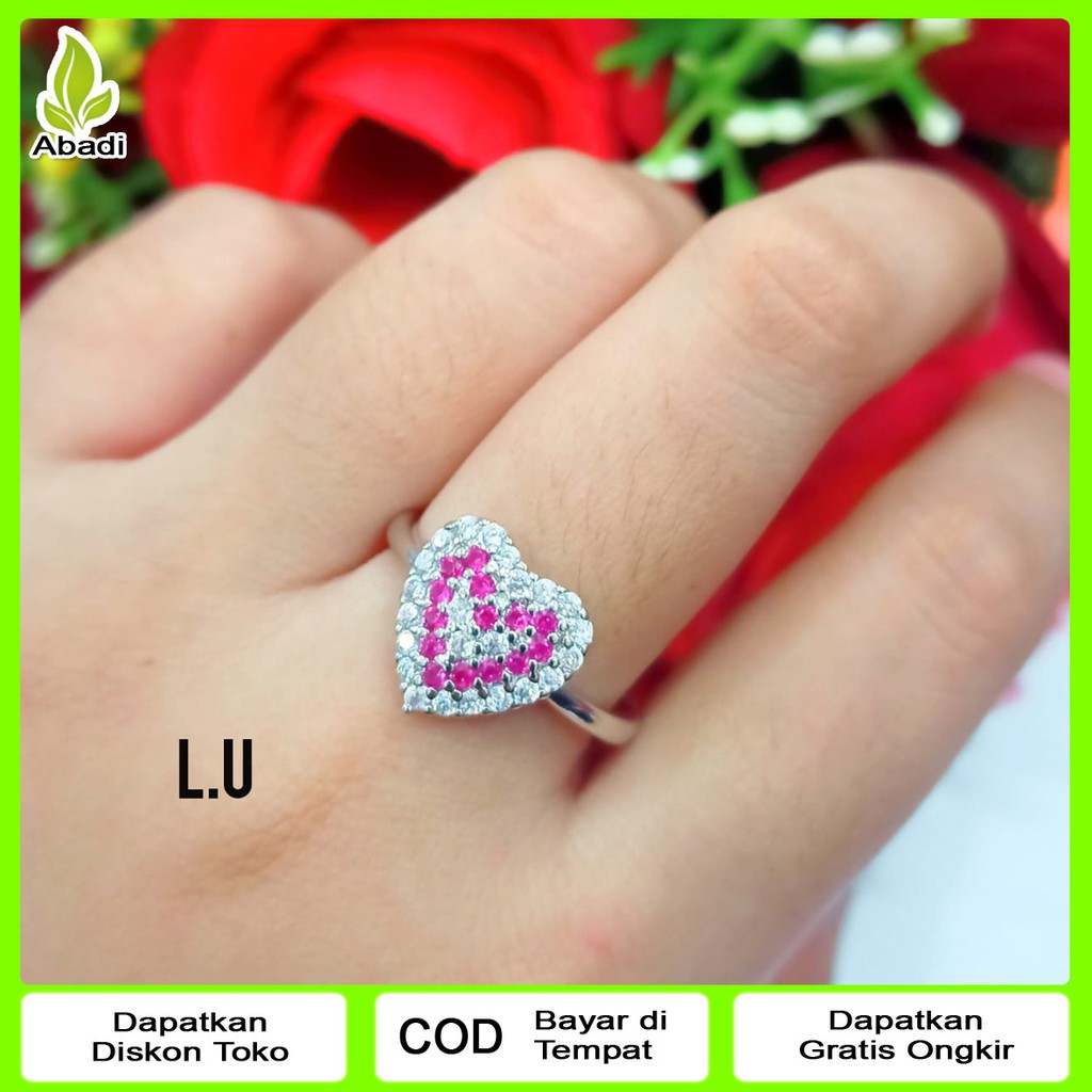 emas muda free surat Cincin Wanita Love